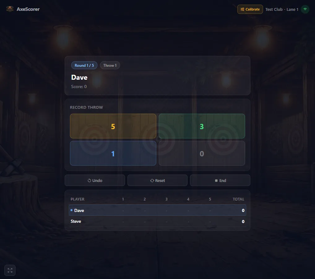 IATF Standard - Touch Scoring Interface