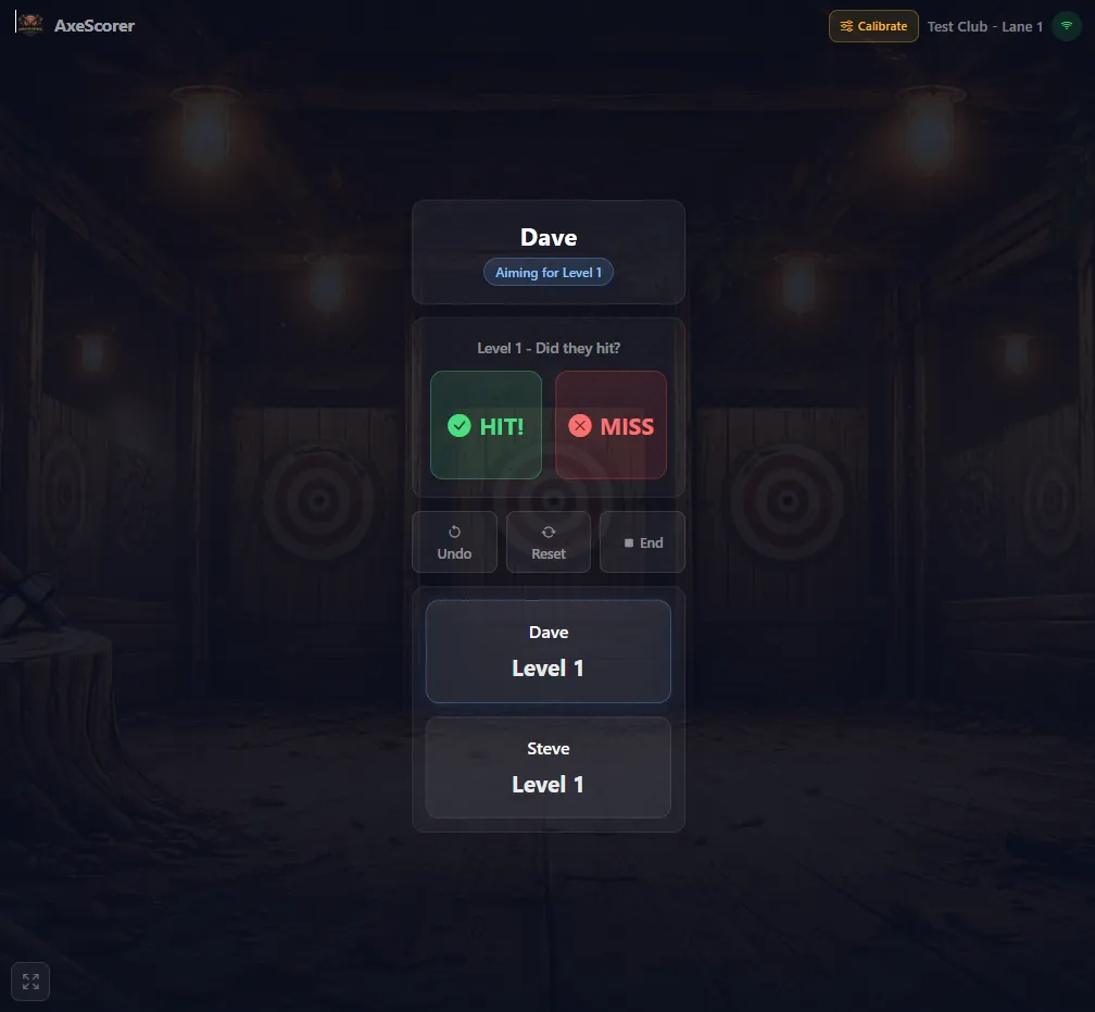 Pyramid - Touch Scoring Interface