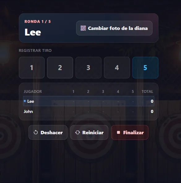 Custom Target - Touch Scoring Interface