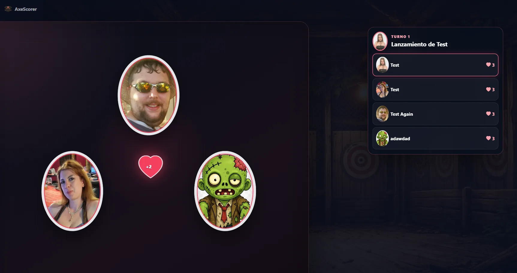 Selfie Killer - Projected Board Display