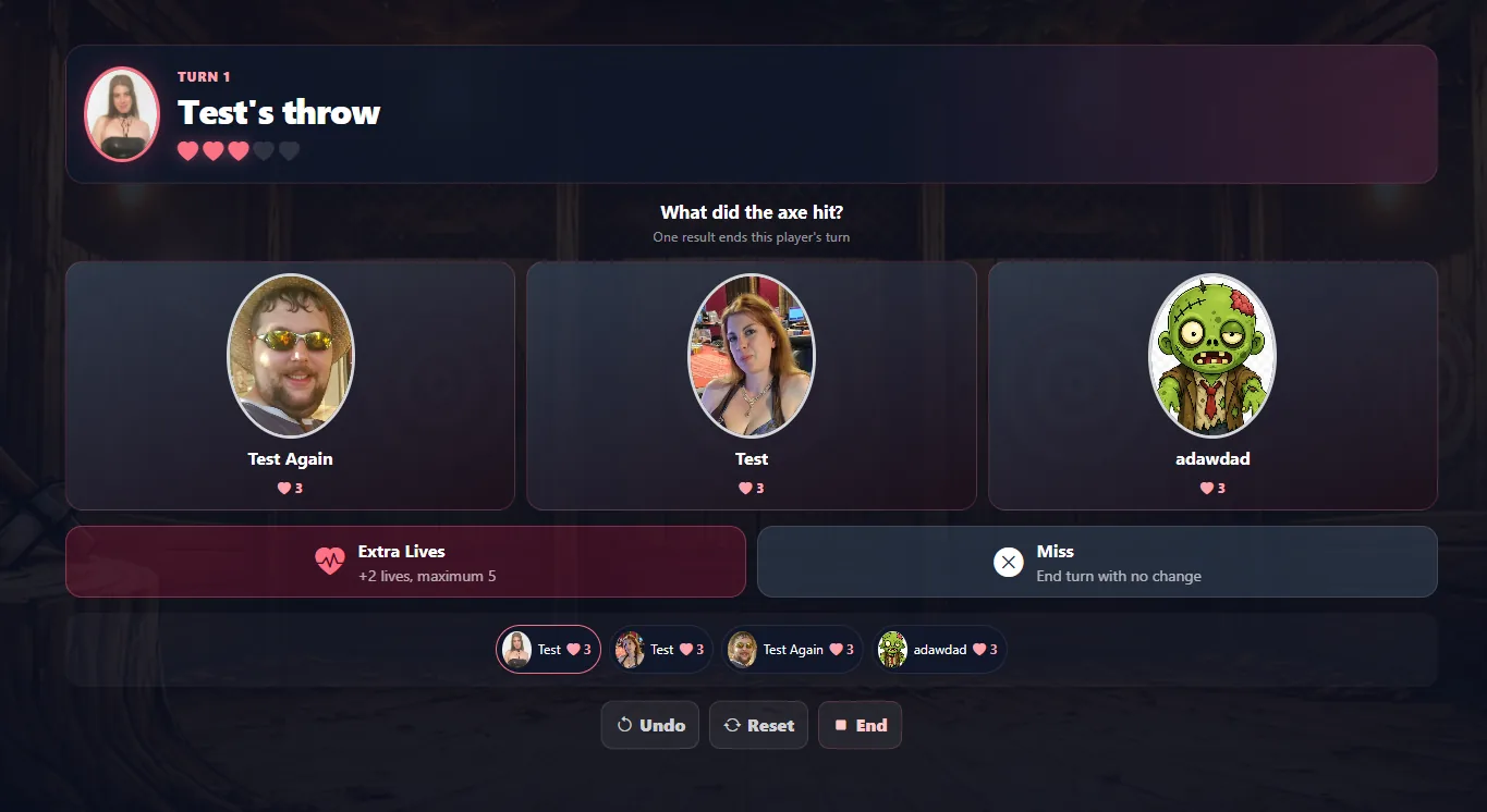 Selfie Killer - Touch Scoring Interface