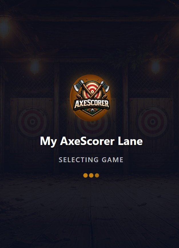 Game selection on the projected board